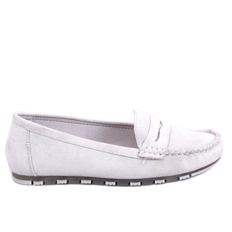 Anaya: Le mocassin suède Gris pour femme Anaya: Le mocassin suède Gris pour femme