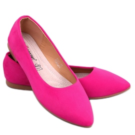 Seastar Ballerines Keys Fuchsia avec semelle intérieure en cuir rose