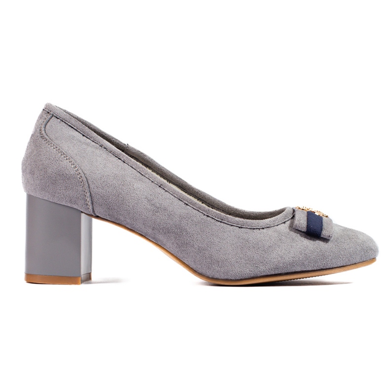 Escarpins Shelovet gris femme