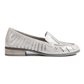 W. Potocki Chaussures argent ajourées femme Potocki