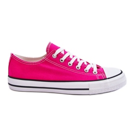 FR1 Baskets Basses Classiques Femme Fuchsia Vegas rose