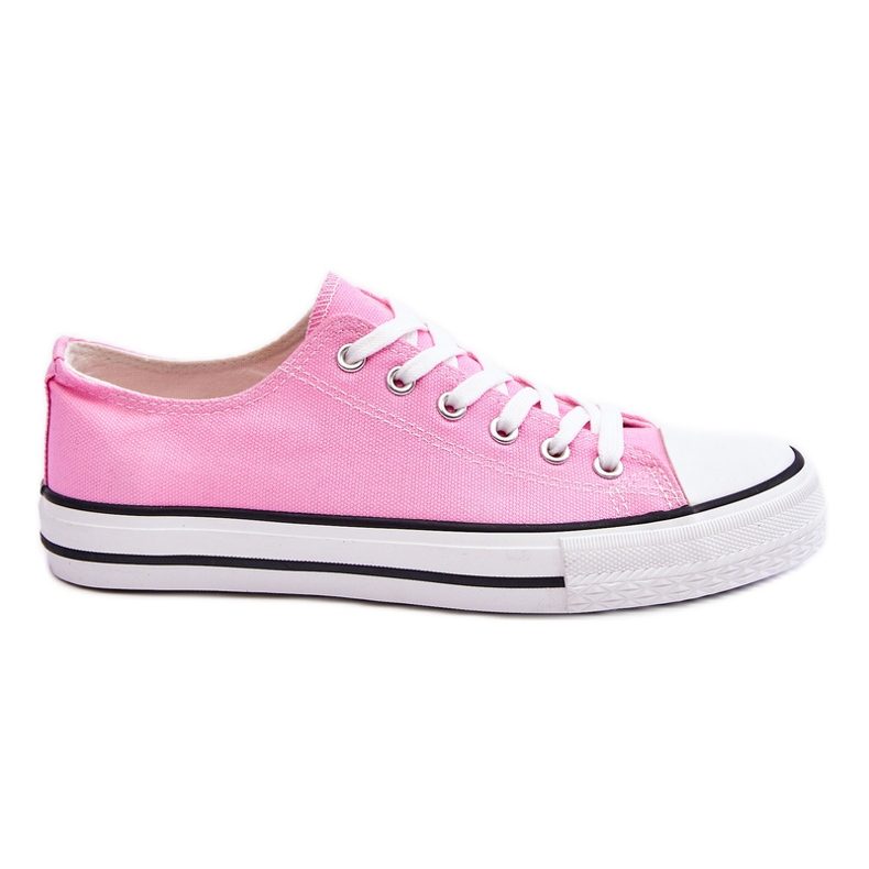 FR1 Baskets basses classiques pour femmes Rose Vegas