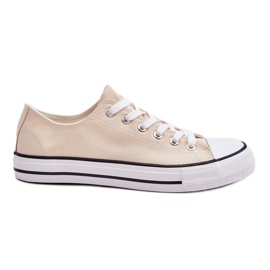 FR1 Baskets Basses Classiques Femme Beige Clair Vegas