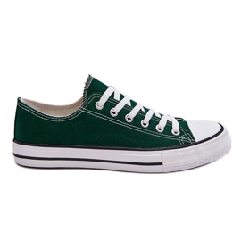 FR1 Baskets basses classiques pour femmes Vert Vegas
