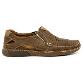 Olivier Chaussures homme en cuir 937MP marron brun Olivier Chaussures homme en cuir 937MP marron brun