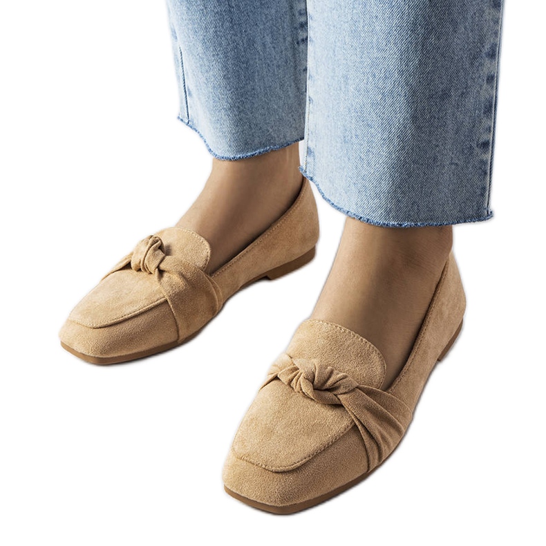 Mocassins beiges de Samika