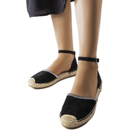 Espadrilles noires Licia le noir