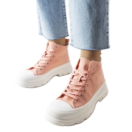 Inna Baskets montantes roses Saverio Inna Baskets montantes roses Saverio