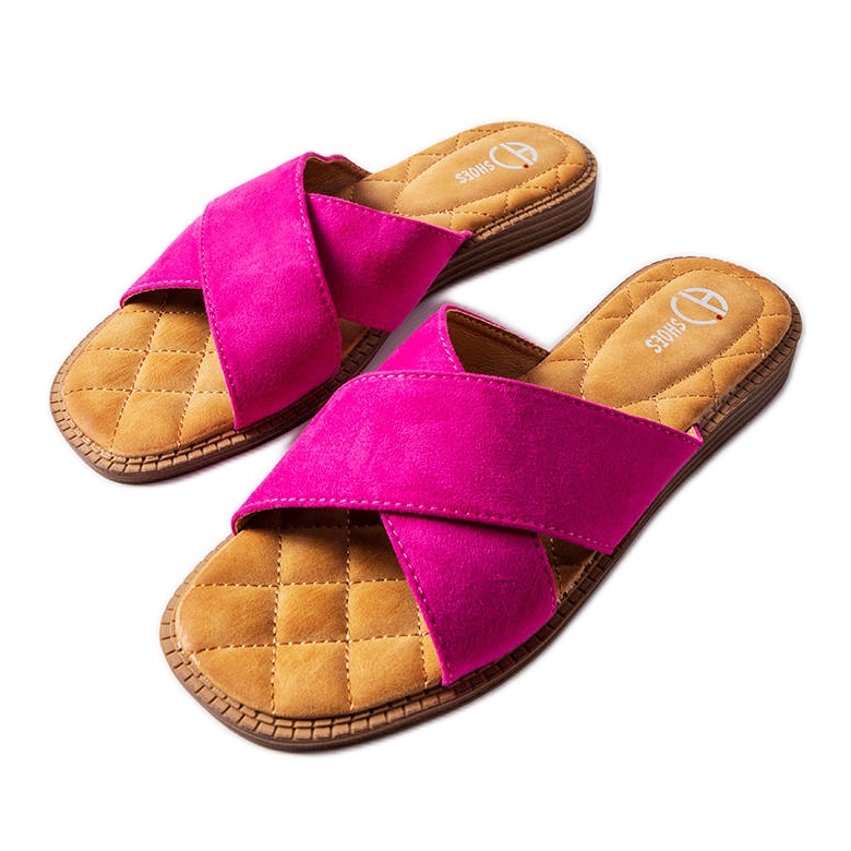 Chaussons roses Tiana