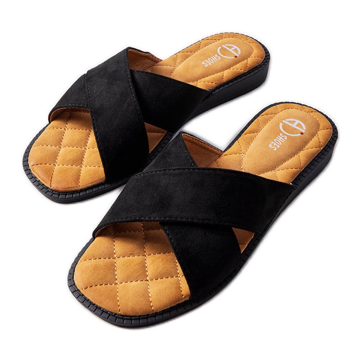 Chaussons Tiana noirs le noir