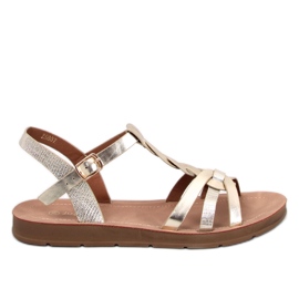Sandales femme Aguilera Gold doré