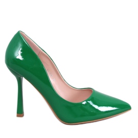 Escarpins femme laqués Anika Grass vert
