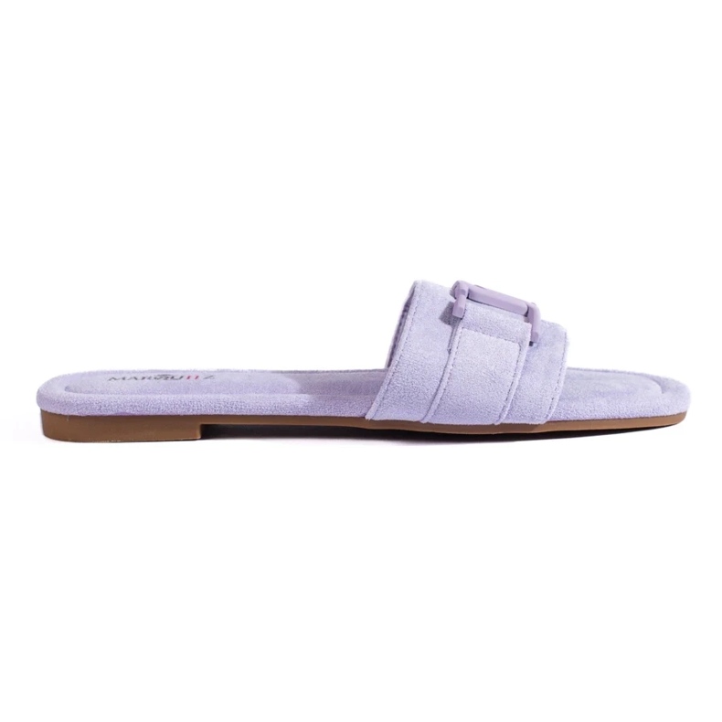 Chaussons en daim violet pour femmes de Shelovet
