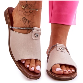 Sandales à Talons Plats pour Femme Nicole 2806/054 Beige Sandales à Talons Plats pour Femme Nicole 2806/054 Beige