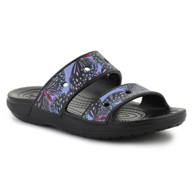 Crocs Classic Butterfly Sandale Femme 208246-0C4 le noir