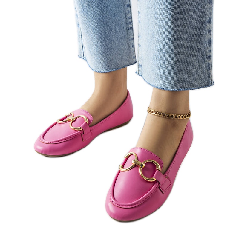 Mocassins Couturier rose femme