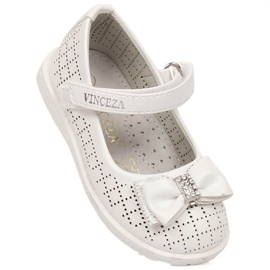 Bottes Velcro Vinceza Jr 36122 JAN191A blanc