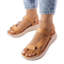 Sandales de sport beiges Heron
