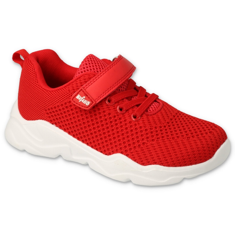 Befado chaussures de sport enfant avec velcro 516X204 rouge
