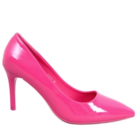 Escarpins à talons laqués Charlotte Fuchsia rose