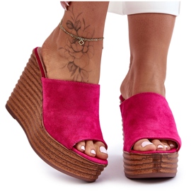 Tongs Légères Sur Plateforme Chunky Fuchsia Good Vibe rose Tongs Légères Sur Plateforme Chunky Fuchsia Good Vibe rose
