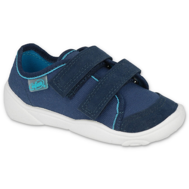 Sneakers Befado Boys pour Velcro 907P160 Navy Blue bleu