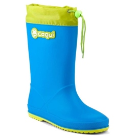 Wellingtons Coqui Rainy Collar Jr. 8509-100-4713 bleu Wellingtons Coqui Rainy Collar Jr. 8509-100-4713 bleu