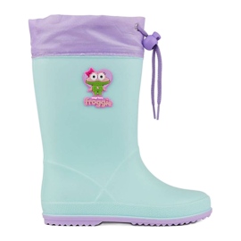 Bottes en caoutchouc Coqui Rainy Collar 8508-637-4402 vert