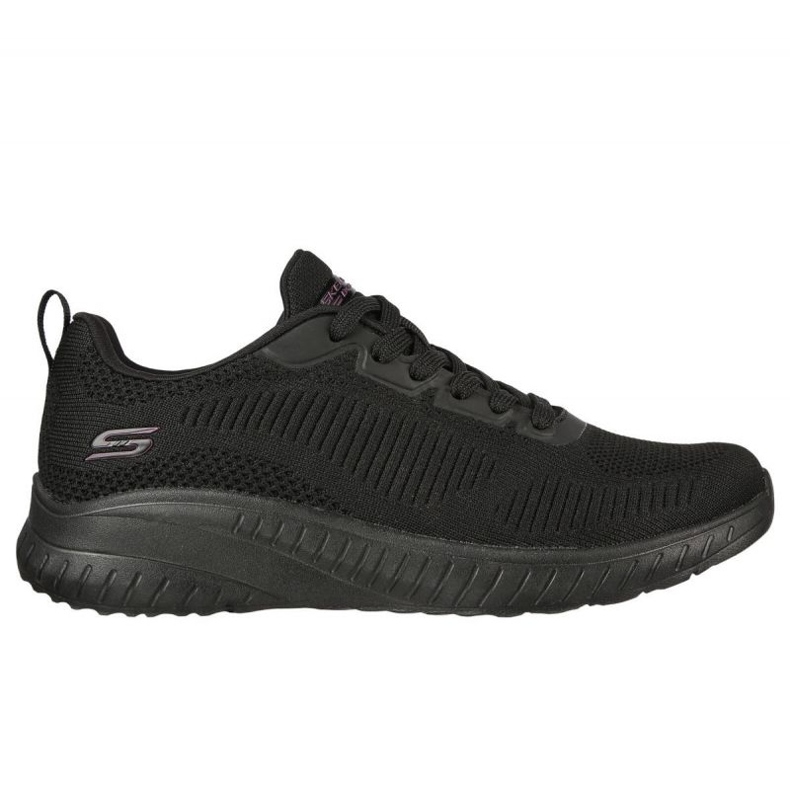 Skechers Memory Foam Bobs Squad Chaos Chaussures W 117209 Bbk le noir