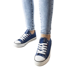 Baskets en tissu bleu marine Catherine Baskets en tissu bleu marine Catherine