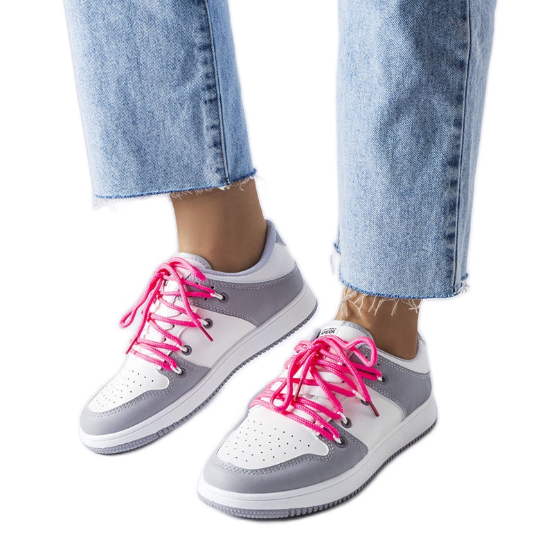 Baskets rétro blanches Shari