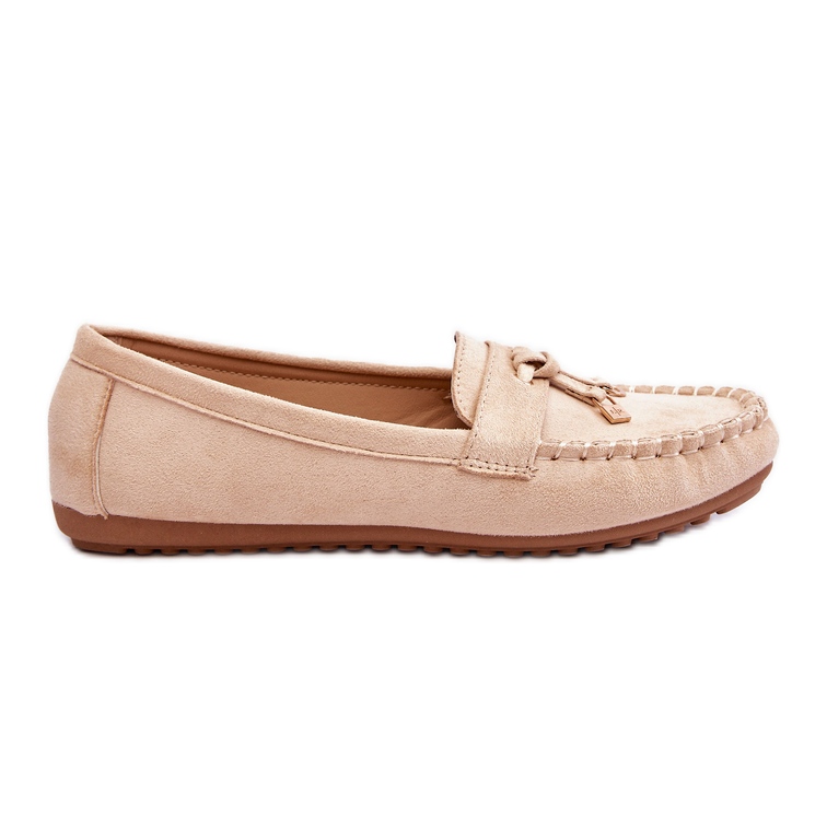PS1 Mocassins Daim Classiques Beige Good Time