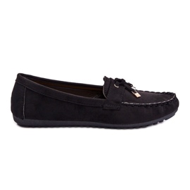 PS1 Mocassins classiques en daim noir Good Time le noir