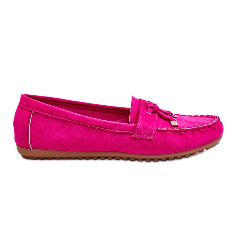PS1 Mocassins classiques en daim fuchsia Good Time rose