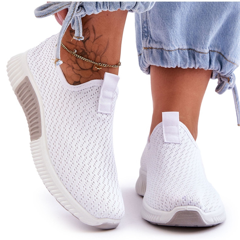 PM1 Chaussures de sport à enfiler classiques Blanc Frankie blanche