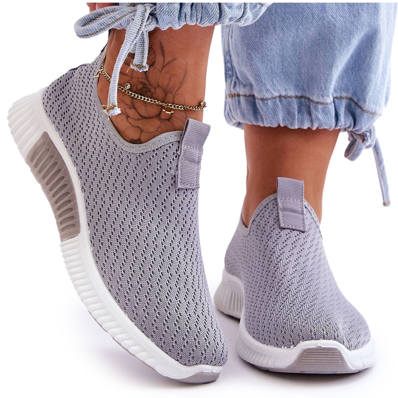 PM1 Baskets à enfiler classiques Gris Frankie