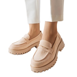 Inna Chaussures en daim écologique beige de Dina Inna Chaussures en daim écologique beige de Dina