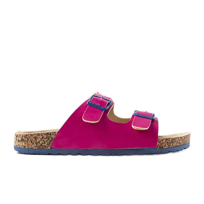 Sliders en liège rose avec boucles de Lee Cooper LCW-22-35-1186K
