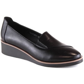 Chaussures compensées noires pour femmes Vinceza 58182