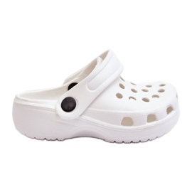 Sandales Foam Crocs pour enfants Blanc Percy