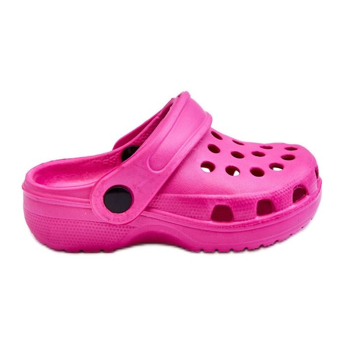 Claquettes Crocs Enfant Mousse Rose Percy