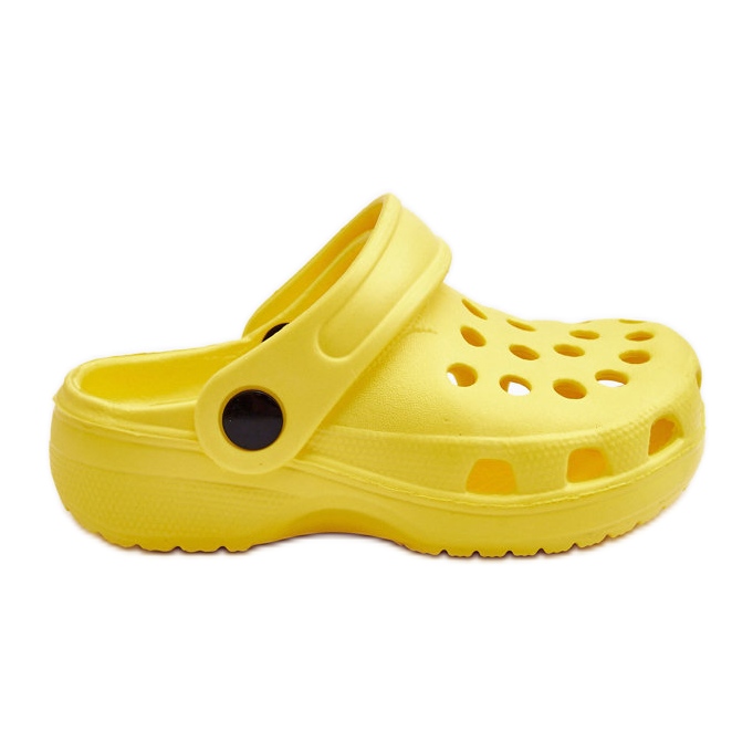 Claquettes Crocs en mousse pour enfants Jaune Percy