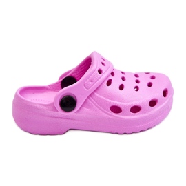 WJ1 Toboggans en mousse Lucas roses pour enfants