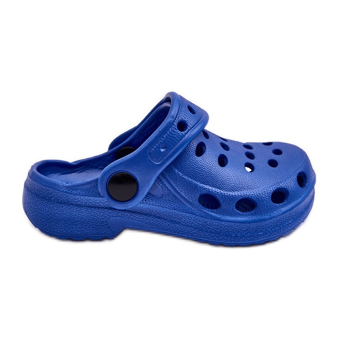 Chaussons en mousse Lucas enfants bleus