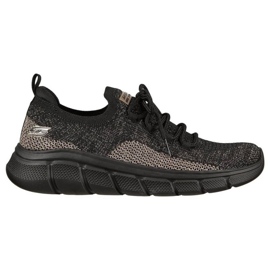Chaussures Skechers Bobs B Flex - Fall Sparks W 117113 Bkgd noir