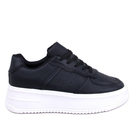 Baskets à semelles hautes Secada Black le noir