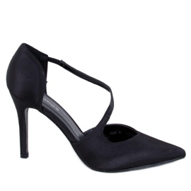 Escarpins asymétriques femme Vintoni Black noir