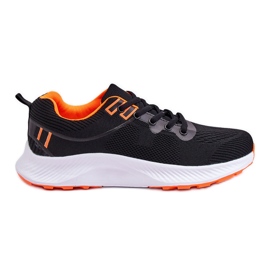 WR1 Chaussures de sport classiques pour hommes à lacets Noir-Orange Jasper