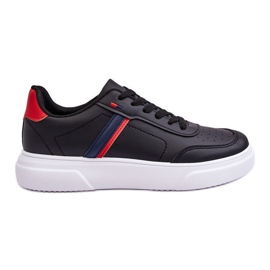 WJ1 Baskets Classiques Homme Noir Et Rouge Enrique