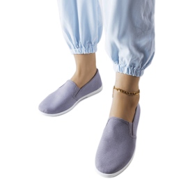 Inna Baskets grises en tissu Quincy Inna Baskets grises en tissu Quincy